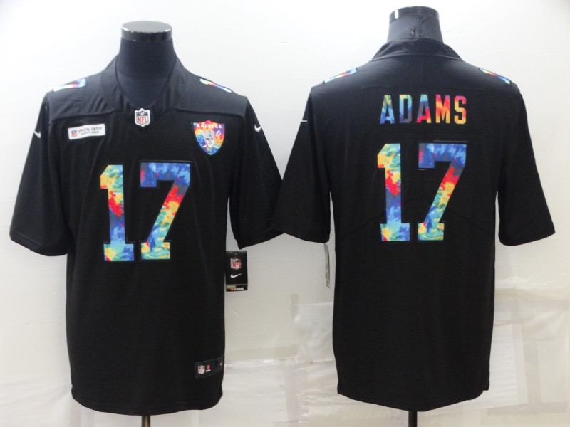 Men's Las Vegas Raiders #17 Davante Adams Black Crucial Catch Limited Stitched Jersey Men's Las Vegas Raiders #17 Davante Adams Black Crucial Catch Limited Stitched Jersey